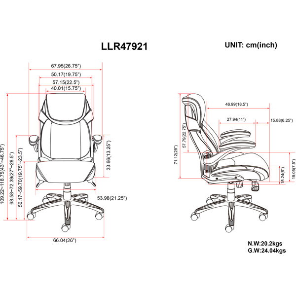 Wellness by best sale design executive chair